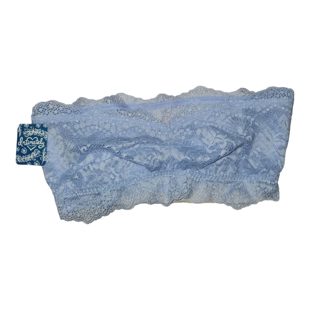 NWT FREE PEOPLE BANDEAU BRA BLUEMOON‎ QUARTZ
